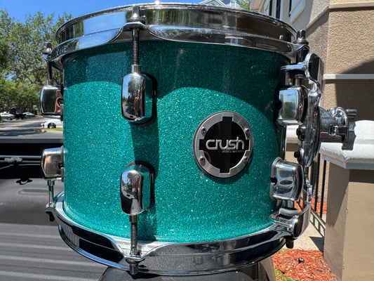 Crush Sublime Maple E3 10"x7" Tom in Blue Sparkle Lacquer