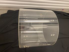 Crush 22"x18" Acrylic Bass Drum Shell Clear - B Stock