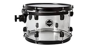 Crush Acrylic 13"x9" B-Stock Tom Clear w/Black Hardware