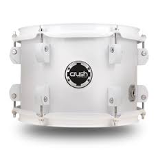 Crush Chameleon Birch 24"x18" Bass Drum in Gloss White